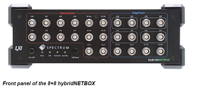 Spectrum儀器推出hybridNETBOX,，集多通道AWG與數(shù)字化儀于一體